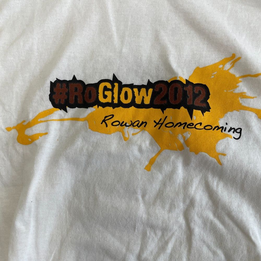 Rowan Shirt Extra Large Homecoming #RoGlow2012 Splatter Graphic Tee Pre-Shrunk - Picture 3 of 6